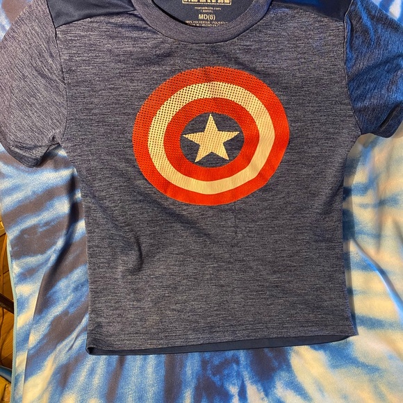Bundle: S/S Captain America and L/S Batman Tees - Picture 2 of 3